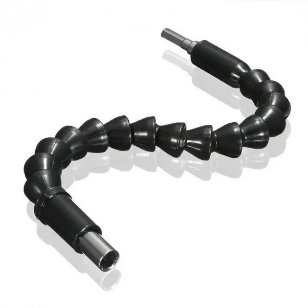 Удлинитель гибкий для отвертки и дрели Snake Bit 30 см чёрный