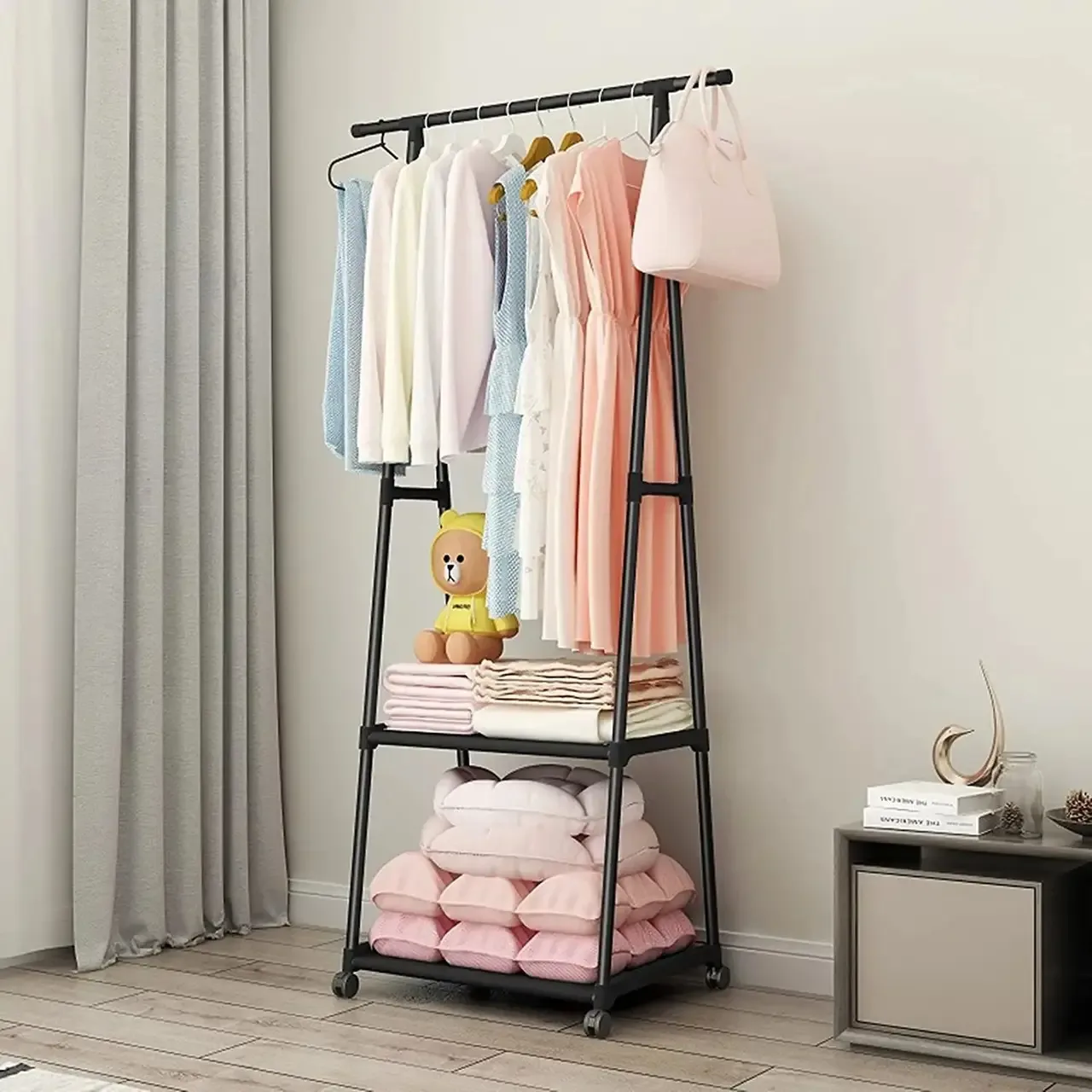 Стойка-вешалка для одежды напольная передвижная Coat Rack