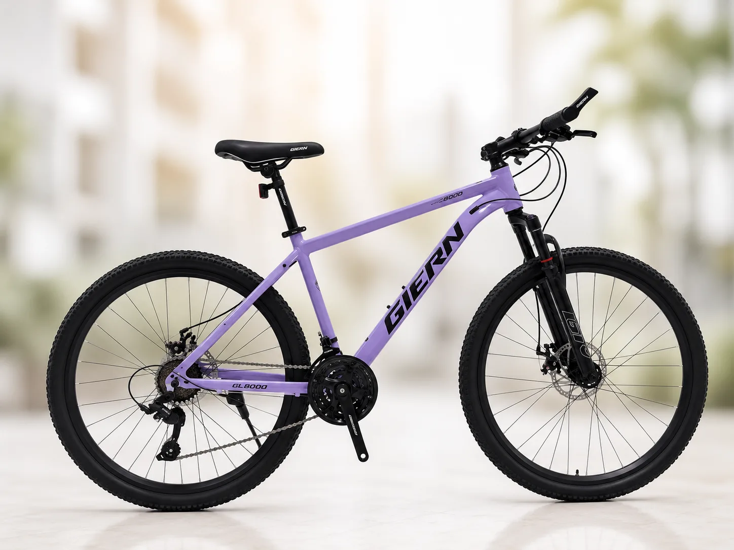 Велосипед спортивний GIEREN 8000 R29, фіолетовий, 24 швидкості