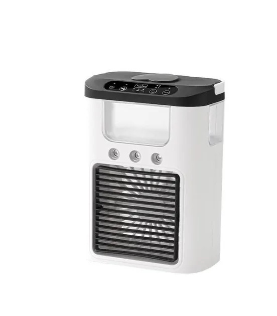 Вентилятор-охолоджувач 3в1 Air Cooler Fan 1346: USB-живлення, зволоження, LED-підсвітка