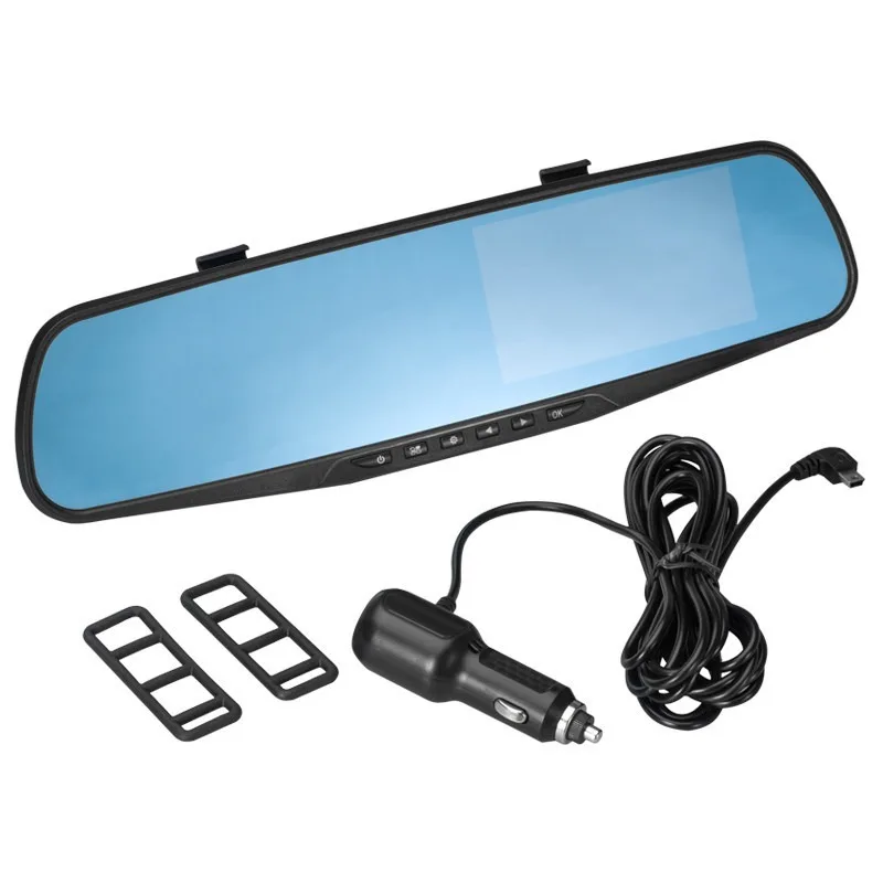 Дзеркало-реєстратор DVR 138e з однією камерою, екран 4.3"