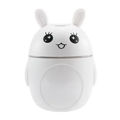 Зволожувач повітря ультразвуковий Safe Air Rabbit з підсвіткою, міні-аромадифузор, 200 мл, білий