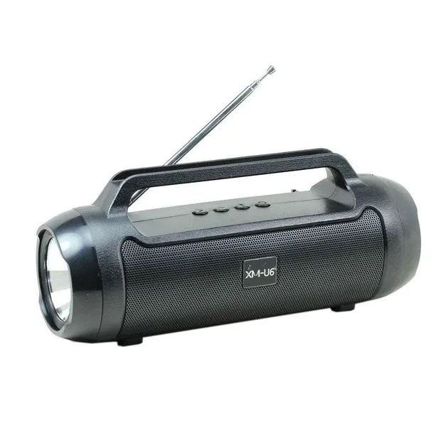 Колонка Bluetooth XM-U6 з ліхтариком і FM-радіо