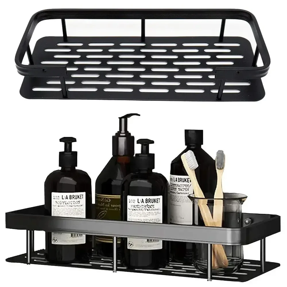 Підвісна металева полиця для ванної Bathroom Shelf, органайзер, до 10 кг
